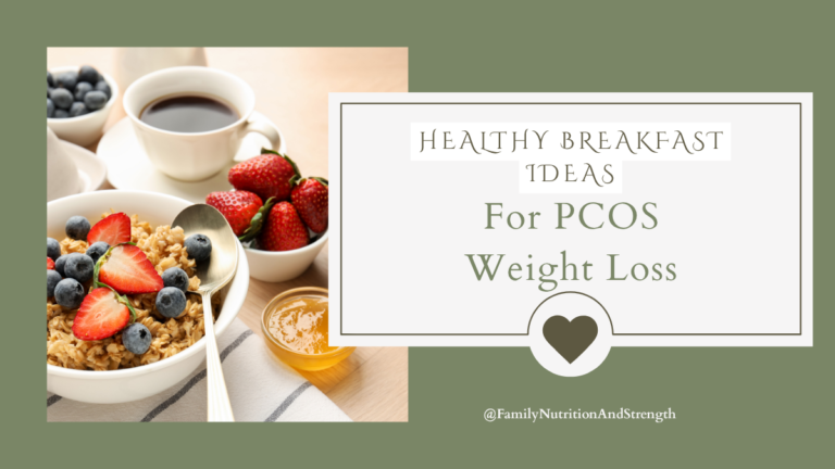 pcos breakfast ideas for weight loss